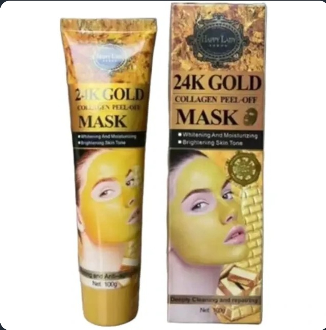 ماسک صورت چسبی طلا ضد چین و چروک و روشن کننده و لایه بردار