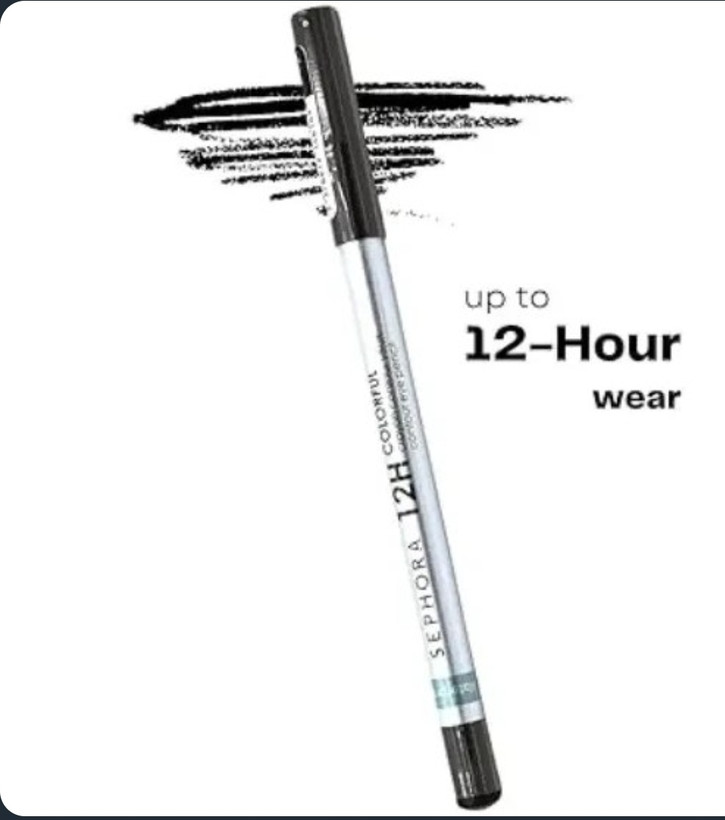 مداد چشم اصل ضدآب 12 ساعته سفورا 01 Black