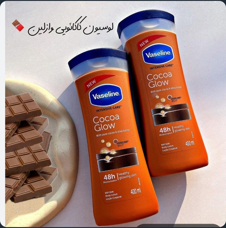 لوسیون و آبرسان بدن عصاره و رایحه کاکائو ۲۴ ساعته حجم 400 میل